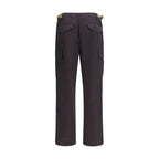 Brown Cotton Cargo Pants