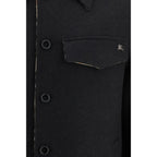 Black Wool Oves Aries Full-Length Jacket