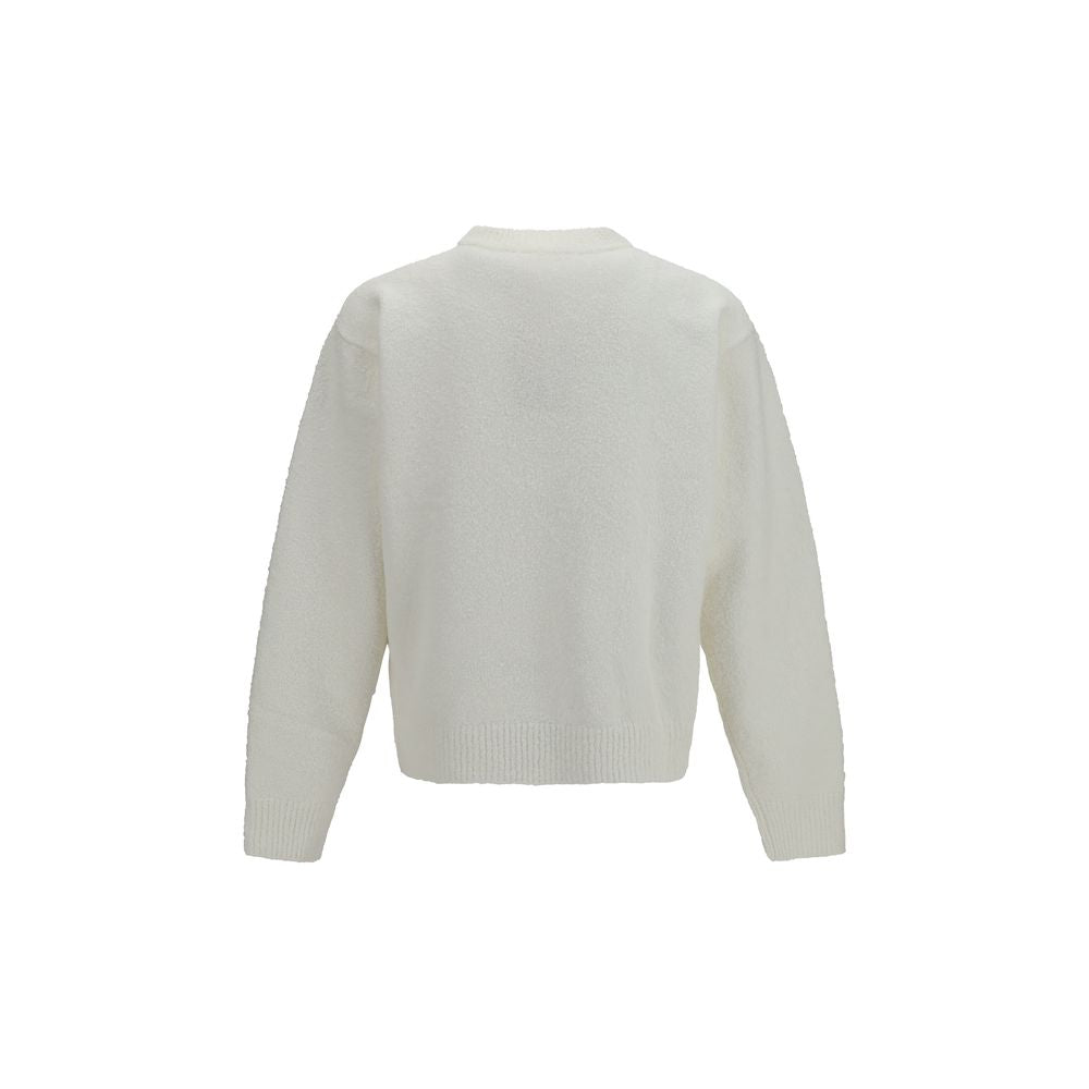 White Cotton Sweatshirt