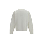 White Cotton Sweatshirt
