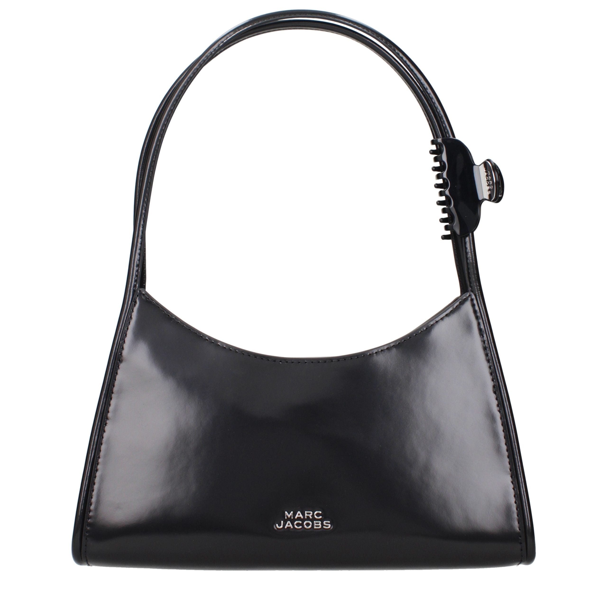 Black Leather Shoulder Bag