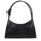 Black Leather Shoulder Bag
