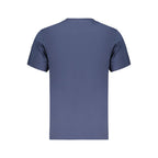 Blue Cotton Men's T-Shirt
