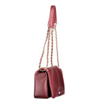 Red Polyurethane Women's Bag