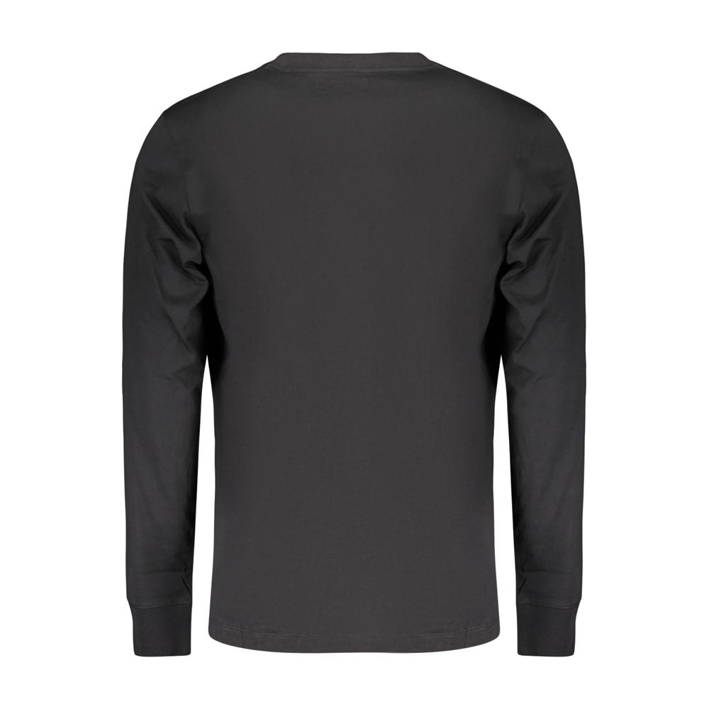 Black Cotton Men's T-Shirt
