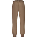 Brown Cotton Men's Trouser