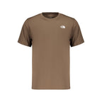 Brown Cotton Men's T-Shirt