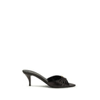 Black Calf Leather Bos Taurus Sandals