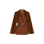 Brown Virgin Wool Jacket