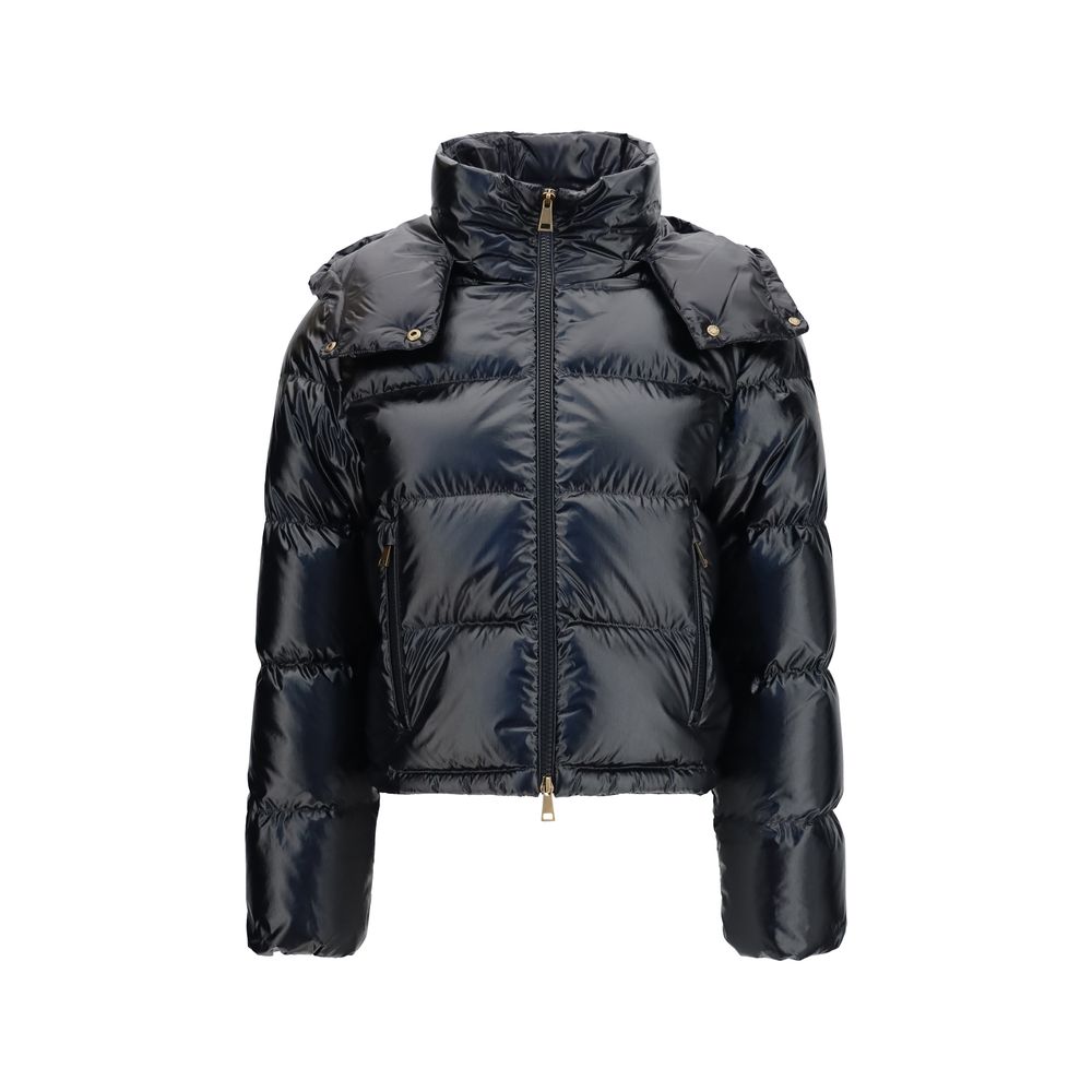 Black Goose Down Full-Length Jacket