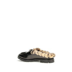 Black Calf Leather Bos Taurus Mules