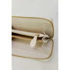 Cream Leather Wallet