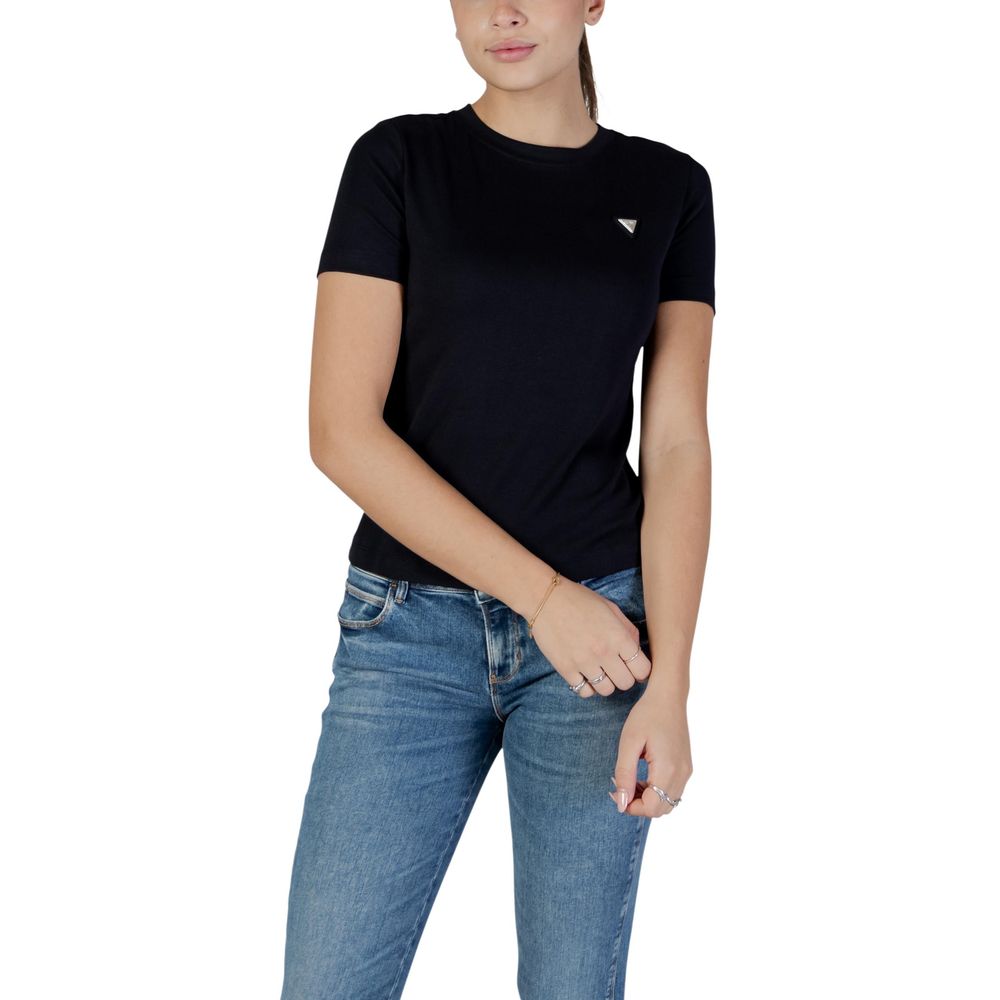 Black Cotton T-Shirt