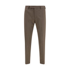 Brown Wool Oves Aries Dress Pants