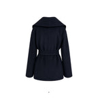 Blue Virgin Wool Coat