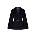 Blue Virgin Wool Coat