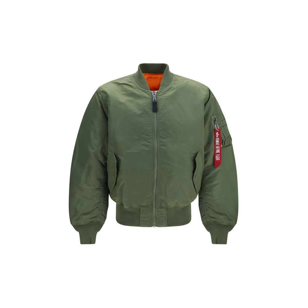 Bicolor Nylon Bomber