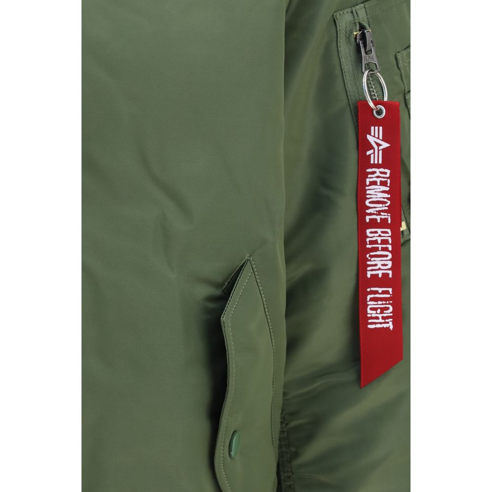 Bicolor Nylon Bomber