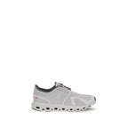 Gray Polyester Athletic Sneakers