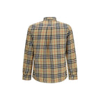 Beige Cotton Pattern Shirt