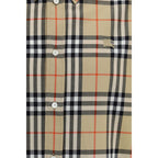 Beige Cotton Pattern Shirt