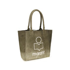 Bicolor Cotton Shoulder Bag