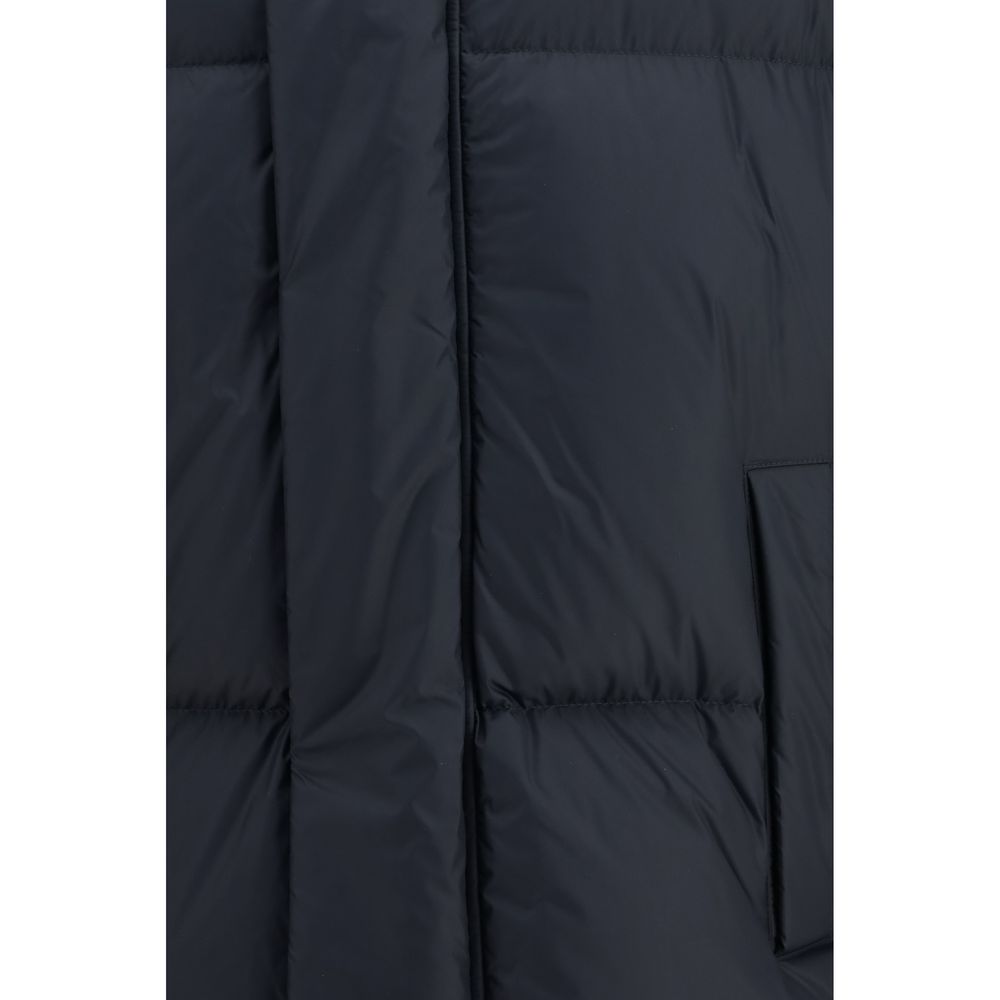 Black Goose Down Full-Length Jacket