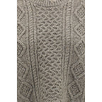 Beige Wool Oves Aries Sleeveles Sweater