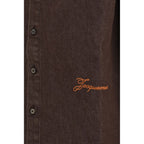Brown Denim Shirt