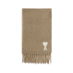Beige Alpaca Vicugna Pacos Scarf
