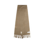 Beige Alpaca Vicugna Pacos Scarf