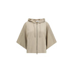 Beige Polyamide Sweatshirt