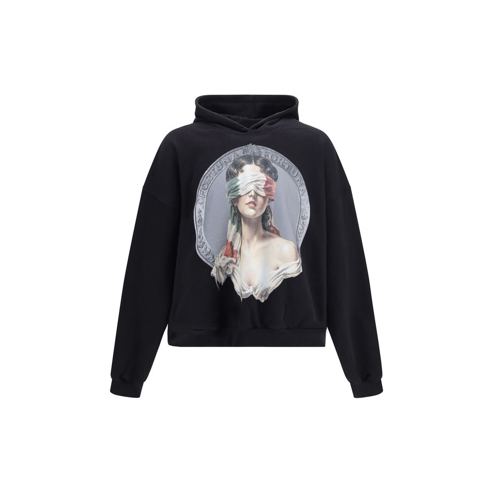 Black Cotton Sweatshirt