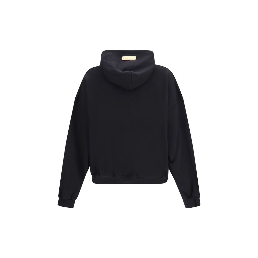 Black Cotton Sweatshirt