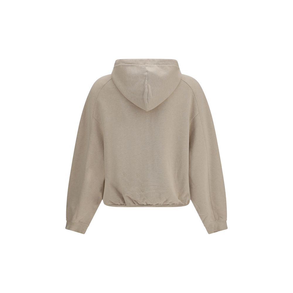 Beige Cotton Sweatshirt