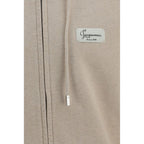 Beige Cotton Sweatshirt