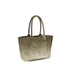 Bicolor Cotton Shoulder Bag