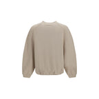 Beige Cotton Sweatshirt