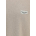 Beige Cotton Sweatshirt