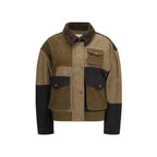Bicolor Cotton Denim Jacket
