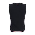 Black Wool Oves Aries Sleeveles T-Shirt