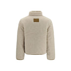 Beige Polyester Full-Length Jacket