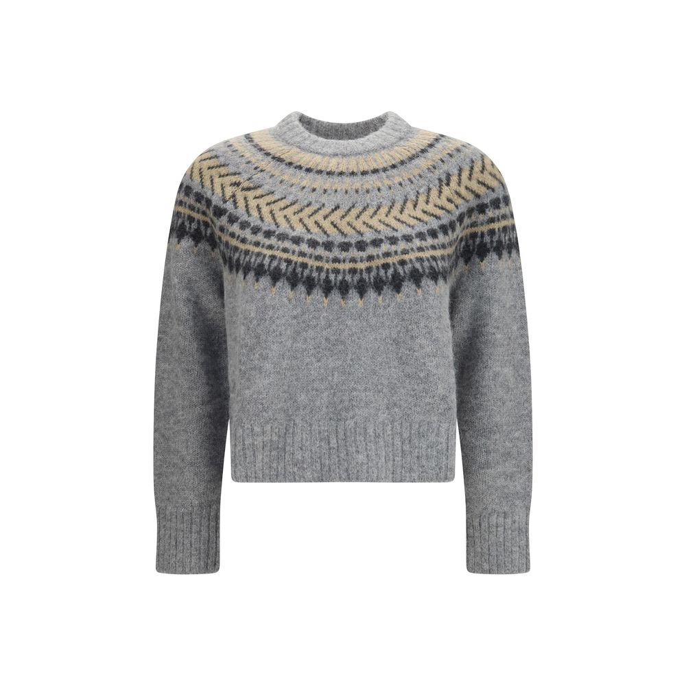 Gray Polyamide Sweatshirt