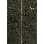Bicolor Polyester Full-Length Jacket