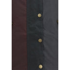 Blue Cotton Full-Length Jacket