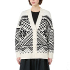 White Virgin Wool Cardigan