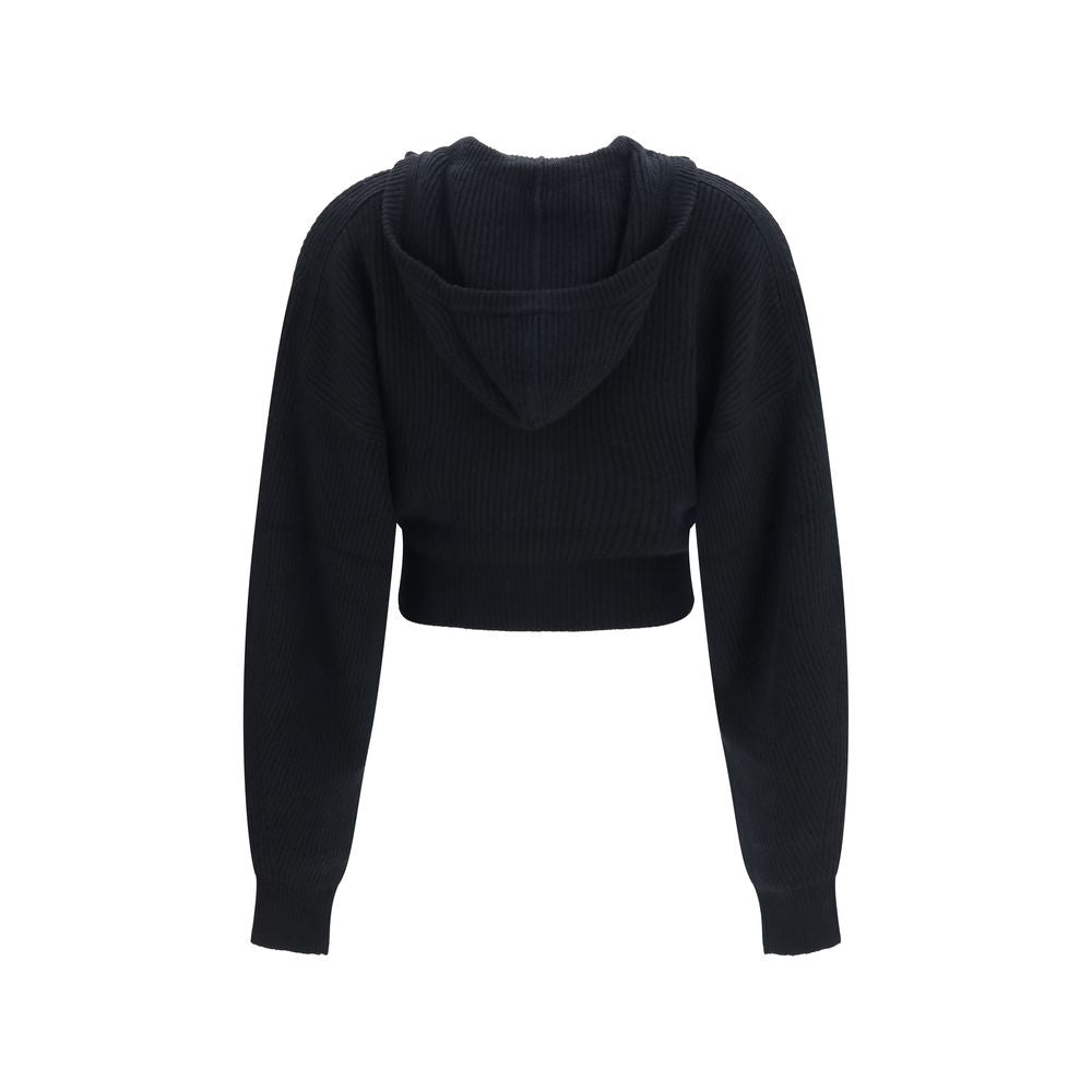 Black Wool Oves Aries Cardigan