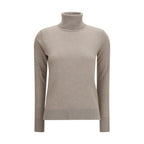 Beige Wool Oves Aries Turtleneck