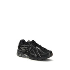Black Polyamide Athletic Sneakers