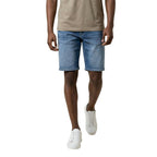 Blue Cotton Bermuda Shorts